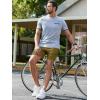 imageJMIERR Mens Sweat Shorts Casual Stretch Elastic Waist Waffle Workout Gym Short 7 inch Inseam Running Short with PocketJungle Green