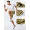 imageJMIERR Mens Sweat Shorts Casual Stretch Elastic Waist Waffle Workout Gym Short 7 inch Inseam Running Short with PocketSage