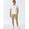 imageJMIERR Mens Sweat Shorts Casual Stretch Elastic Waist Waffle Workout Gym Short 7 inch Inseam Running Short with PocketSage