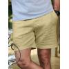 imageJMIERR Mens Sweat Shorts Casual Stretch Elastic Waist Waffle Workout Gym Short 7 inch Inseam Running Short with PocketSage