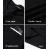 imageJMIERR Mens TShirt Cotton Crewneck Basic Tee Casual Short Sleeve Shirts Active Quick Dry 3 Pack Tops with PocketBlackBlackBlack
