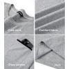 imageJMIERR Mens TShirt Cotton Crewneck Basic Tee Casual Short Sleeve Shirts Active Quick Dry 3 Pack Tops with PocketKhakiBlackLight Grey