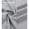 imageJMIERR Mens TShirt Cotton Crewneck Basic Tee Casual Short Sleeve Shirts Active Quick Dry 3 Pack Tops with PocketKhakiBlackLight Grey