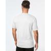 imageJMIERR Mens TShirt Short Sleeve Muscle Textured Knit Crewneck Slim T Shirt Gym Workout Athletic Tee Shirts0 White