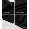 imageJMIERR Mens TShirt Short Sleeve Muscle Textured Knit Crewneck Slim T Shirt Gym Workout Athletic Tee Shirts01 Black