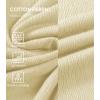 imageJMIERR Mens TShirt Short Sleeve Muscle Textured Knit Crewneck Slim T Shirt Gym Workout Athletic Tee ShirtsA Apricot