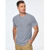 imageJMIERR Mens TShirt Short Sleeve Muscle Textured Knit Crewneck Slim T Shirt Gym Workout Athletic Tee ShirtsA Dusk Blue