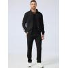 imageJMIERR Mens Track Suits 2 Piece Full Zip Sports Outfits Set Sweatshirt and Joggers SweatpantsBlack