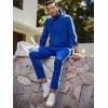 imageJMIERR Mens Track Suits 2 Piece Full Zip Sports Outfits Set Sweatshirt and Joggers SweatpantsBlue