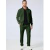 imageJMIERR Mens Track Suits 2 Piece Full Zip Sports Outfits Set Sweatshirt and Joggers SweatpantsGreen