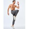 imageJMIERR Mens Tapered Sweatpants with Zip Pockets Drawstring Waist for Athletic Joggers Track Pants Gym Running WorkoutMedium Grey
