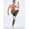 imageJMIERR Mens Tapered Sweatpants with Zip Pockets Drawstring Waist for Athletic Joggers Track Pants Gym Running WorkoutSeagrass