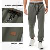 imageJMIERR Mens Tapered Sweatpants with Zip Pockets Drawstring Waist for Athletic Joggers Track Pants Gym Running WorkoutSeagrass