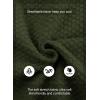 imageJMIERR Mens Casual Wool Blend Long Sleeve Shawl Collar Buttons Down Cable Knit Cardigan Sweater4 Green