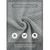 imageJMIERR Mens Casual Wool Blend Long Sleeve Shawl Collar Buttons Down Cable Knit Cardigan Sweater5 Light Grey