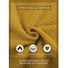 imageJMIERR Mens Casual Wool Blend Long Sleeve Shawl Collar Buttons Down Cable Knit Cardigan SweaterD Yellow
