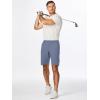 imageJMIERR Mens Chino Shorts Casual Summer 9quot Inch Stretch MoistureWicking Golf Dress Short with Zipper Pocket9 Blue