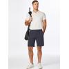 imageJMIERR Mens Chino Shorts Casual Summer 9quot Inch Stretch MoistureWicking Golf Dress Short with Zipper Pocket9 Carbon Grey