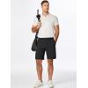 imageJMIERR Mens Chino Shorts Casual Summer 9quot Inch Stretch MoistureWicking Golf Dress Short with Zipper Pocket9 Dark Grey