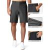 imageJMIERR Mens Chino Shorts Casual Summer 9quot Inch Stretch MoistureWicking Golf Dress Short with Zipper Pocket9 Dark Grey