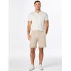 imageJMIERR Mens Chino Shorts Casual Summer 9quot Inch Stretch MoistureWicking Golf Dress Short with Zipper Pocket9 Khaki