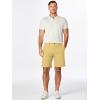 imageJMIERR Mens Chino Shorts Casual Summer 9quot Inch Stretch MoistureWicking Golf Dress Short with Zipper Pocket9 Khaki 2