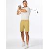 imageJMIERR Mens Chino Shorts Casual Summer 9quot Inch Stretch MoistureWicking Golf Dress Short with Zipper Pocket9 Khaki 2