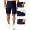 imageJMIERR Mens Chino Shorts Casual Summer 9quot Inch Stretch MoistureWicking Golf Dress Short with Zipper Pocket9 Navy Blue
