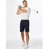 imageJMIERR Mens Chino Shorts Casual Summer 9quot Inch Stretch MoistureWicking Golf Dress Short with Zipper Pocket9 Navy Blue