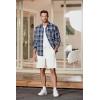 imageJMIERR Mens Chino Shorts Casual Summer 9quot Inch Stretch MoistureWicking Golf Dress Short with Zipper Pocket9 White