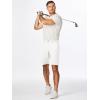 imageJMIERR Mens Chino Shorts Casual Summer 9quot Inch Stretch MoistureWicking Golf Dress Short with Zipper Pocket9 White