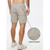 imageJMIERR Mens Hiking Cargo Shorts Casual Stretch Water Resistant QuickDry Lightweight Shorts Mens Golf Shorts with 5 PocketsApricot