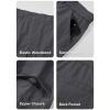 imageJMIERR Mens Hiking Cargo Shorts Casual Stretch Water Resistant QuickDry Lightweight Shorts Mens Golf Shorts with 5 PocketsDark Grey