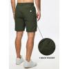 imageJMIERR Mens Hiking Cargo Shorts Casual Stretch Water Resistant QuickDry Lightweight Shorts Mens Golf Shorts with 5 PocketsFour Leaf Clover