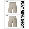imageJMIERR Mens Hiking Cargo Shorts Casual Stretch Water Resistant QuickDry Lightweight Shorts Mens Golf Shorts with 5 PocketsMeadow Mist Green