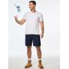 imageJMIERR Mens Hiking Cargo Shorts Casual Stretch Water Resistant QuickDry Lightweight Shorts Mens Golf Shorts with 5 PocketsNavy Blue