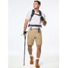 imageJMIERR Mens Hiking Cargo Shorts Casual Stretch Water Resistant QuickDry Lightweight Shorts Mens Golf Shorts with 5 PocketsPale Khaki