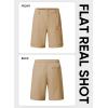 imageJMIERR Mens Hiking Cargo Shorts Casual Stretch Water Resistant QuickDry Lightweight Shorts Mens Golf Shorts with 5 PocketsPale Khaki