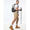 imageJMIERR Mens Hiking Cargo Shorts Casual Stretch Water Resistant QuickDry Lightweight Shorts Mens Golf Shorts with 5 PocketsPale Khaki