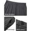 imageJMIERR Mens Hybrid Golf Shorts Casual Stretch QuickDry Flat Front Lightweight Wrinkle Free Dress Shorts with PocketDark Grey