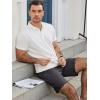 imageJMIERR Mens Hybrid Golf Shorts Casual Stretch QuickDry Flat Front Lightweight Wrinkle Free Dress Shorts with PocketDark Grey