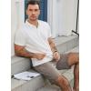 imageJMIERR Mens Hybrid Golf Shorts Casual Stretch QuickDry Flat Front Lightweight Wrinkle Free Dress Shorts with PocketDune