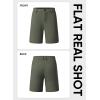 imageJMIERR Mens Hybrid Golf Shorts Casual Stretch QuickDry Flat Front Lightweight Wrinkle Free Dress Shorts with PocketFour Leaf Clover