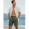 imageJMIERR Mens Hybrid Golf Shorts Casual Stretch QuickDry Flat Front Lightweight Wrinkle Free Dress Shorts with PocketFour Leaf Clover
