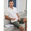 imageJMIERR Mens Hybrid Golf Shorts Casual Stretch QuickDry Flat Front Lightweight Wrinkle Free Dress Shorts with PocketFour Leaf Clover
