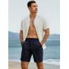 imageJMIERR Mens Hybrid Golf Shorts Casual Stretch QuickDry Flat Front Lightweight Wrinkle Free Dress Shorts with PocketNavy Blue