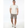 imageJMIERR Mens Hybrid Golf Shorts Casual Stretch QuickDry Flat Front Lightweight Wrinkle Free Dress Shorts with PocketParchment