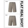 imageJMIERR Mens Hybrid Golf Shorts Casual Stretch QuickDry Flat Front Lightweight Wrinkle Free Dress Shorts with PocketParchment