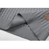 imageJMIERR Mens Knit Sweater Casual Shawl Collar Pullover Sweater Slim Fit Solid Color Fall Fashion Button Textured SweatersLight Grey
