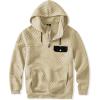 imageJMIERR Mens Quilted Hoodies Casual Long Sleeve QuarterZip Pullover Sweatshirt with PocketsZ Beige